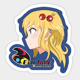 Happy anime girl Sticker